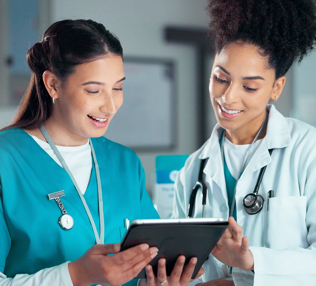 Nurses looking at long-term staffing