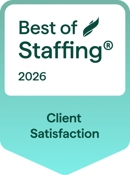 Best of Staffing 2026 Client Satisfaction award.